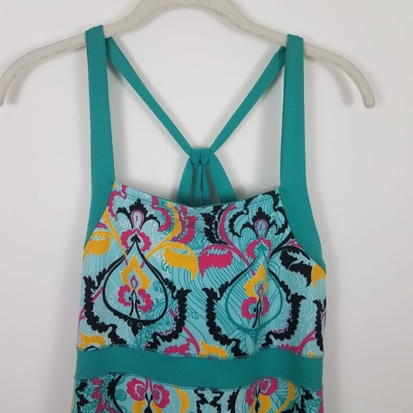 SOYBU Vibrant Paisley Print Athletic Yoga Dress M - Picture 4 of 7